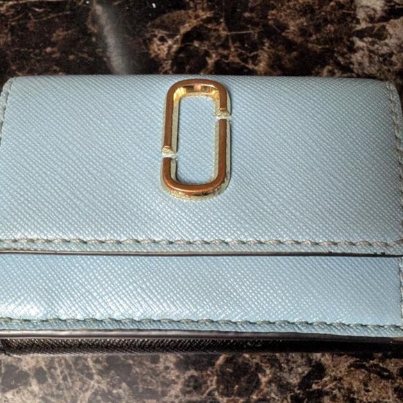 MARC JACOBS SNAPSHOT TRI-FOLD MULTICOLOR MINI WALLET - Picture 1 of 6